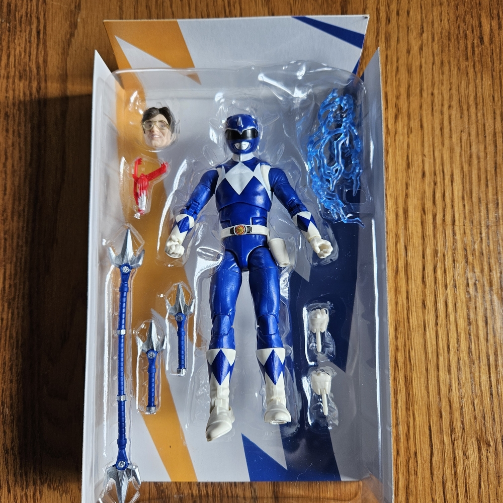 Power Rangers Lightning Collection Blue Ranger Figure - Picture 2 of 3